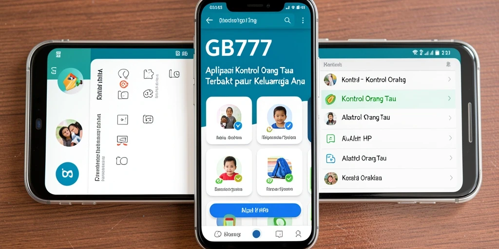 Tampilan antarmuka aplikasi GB777 yang ramah pengguna untuk kontrol orang tua.