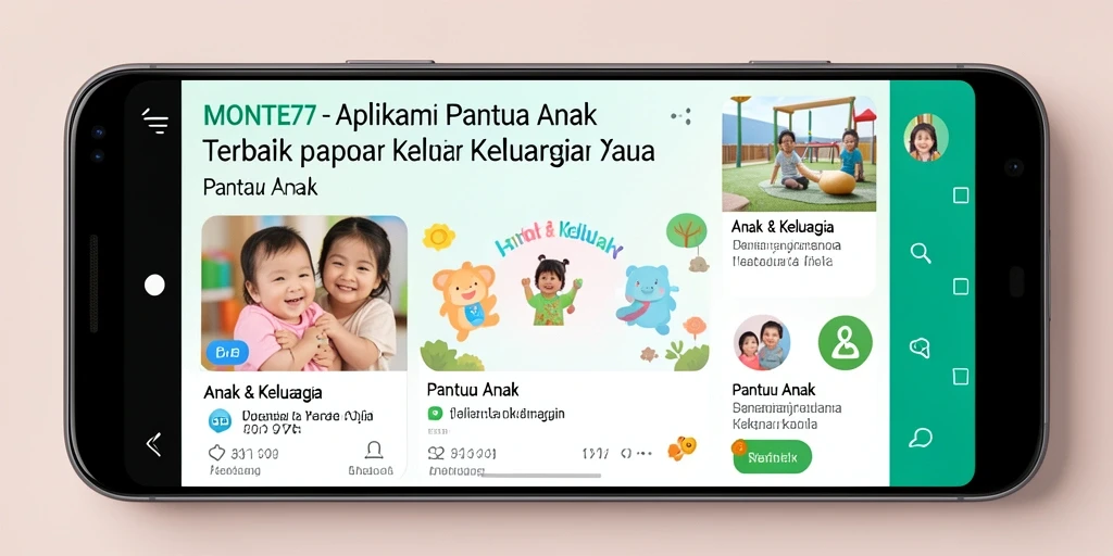 Tampilan antarmuka utama MONTE77 yang simpel dan informatif.
